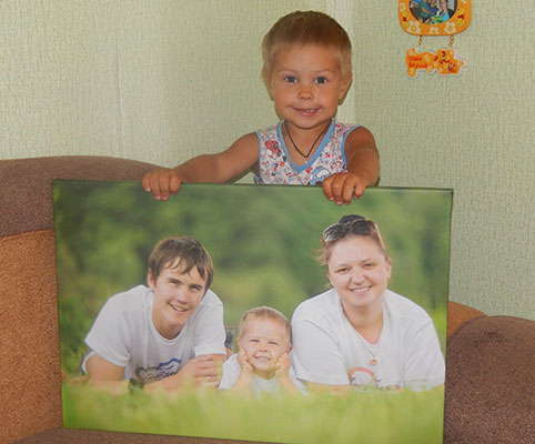 фото на холсте